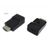 Gembird HDMI to VGA adapter, single port Black