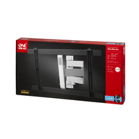 ONE For ALL Ultra Slim Wall Mount TURN WM6652 Wall mount, Full motion, 32-90 ", Maximum weight (capacity) 40 kg, VESA 100 x 100, 200 x 100, 200 x 200, 300 x 200, 300 x 300, 400 x 200, 400 x 300, 400 x 400, 600 x 400 mm, Black