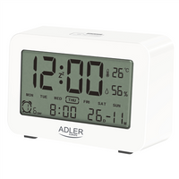 Adler Alarm Clock AD 1196w White Alarm function
