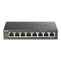 D-Link 8-Port Gigabit PoE Switch (4xPoE) DGS-1008P Unmanaged Desktop Power supply type External