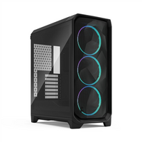Fractal Design Meshify 3 RGB TG Light PC-Gehäuse, Midi-Tower, E-ATX - schwarz