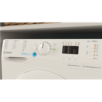 INDESIT Washing machine BWSA 61294 W EU N Energy efficiency class C, Front loading, Washing capacity 6 kg, 1151 RPM, Depth 42.5 cm, Width 59.5 cm, Display, Big Digit, White