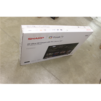 SALE OUT.  Sharp 50" (126cm) Smart TV Google TV Ultra HD DAMAGED PACKAGING