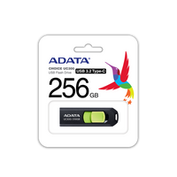 ADATA FlashDrive  UC300 256 GB,  USB 3.2 Gen 1, Black/Green