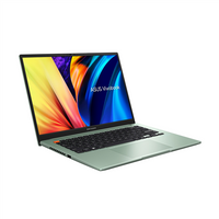 Asus Vivobook S 14 M3402QA-KM071W Brave Green 14 " OLED 2.8K Anti-glare AMD Ryzen 5 5600H 8 GB DDR4 on board SSD 512 GB AMD Radeon Graphics Windows 11 Home 802.11ax Bluetooth version 5.0 Keyboard language English Keyboard backlit Warranty 24 month(s) Batt