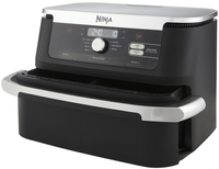 NINJA | Double Air Fryer | AF500EU Foodi FlexDrawer | Power 2470 W | Capacity 10.4 L | Black