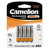 Camelion AAA/HR03 1000 mAh Rechargeable Batteries Ni-MH 4 pc(s)
