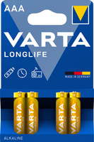 BATERIE ALKALICZNE VARTA R3 (AAA) LONGLIFE 4szt