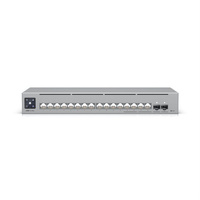 Ubiquiti Switch UniFi 12xRJ45 GBit/4xRJ45 2.5G/2xSFP+ Managed Max optional 19" Rack-Mountable, 1,3" Touchscreen