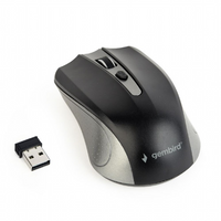 Gembird MUSW-4B-04-GB 2.4GHz Wireless Optical Mouse USB Optical Mouse Spacegrey/Black