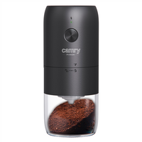 Camry Cordless USB Electric Coffee Grinder | CR 4302 | 25 W | Coffee beans capacity 25-30 g | Black