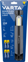 LATARKA WORK FLEX TELESCOPE LIGHT (+4xAA) 250lm VARTA