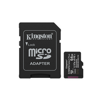 Kingston Canvas Select Plus | 64 GB | microSD | Flash memory class Class 10, UHS-I, U1/U3, video class 10/30, A1