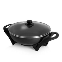 Tristar Electric Wok PZ-9130 1500 W Stainless steel 4.5 L Black