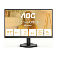 AOC 24B3CA2 | 23.8 " | IPS | FHD | 100 Hz | 1 ms | 1920 x 1080 pixels | 250 cd/m² | HDMI ports quantity 1 | Black