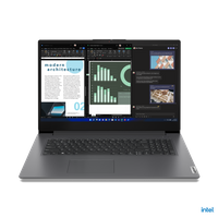 Lenovo Essential V17 IRU | Iron Grey | 17.3 " | IPS | FHD | 1920 x 1080 pixels | Anti-glare | Intel Core i5 | i5-13420H | 8 GB | Soldered DDR4 | 256 GB | Intel UHD Graphics | Windows 11 Pro | 802.11ax | 5.2 | English | Warranty 24 month(s) | Battery warra