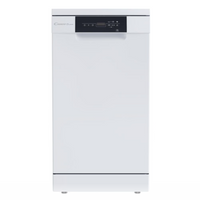 Candy Dishwasher | CDPH 2D1047W-01 | Free standing | Width 45 cm | Number of place settings 10 | Number of programs 7 | Energy efficiency class E | Display | White