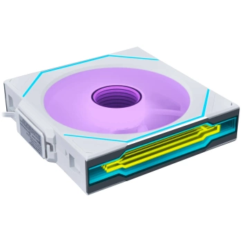 Wentylator bezprzewodowy Lian Li UNI FAN SL-INF, ARGB, PWM - Reverse Blade, 120 mm, biały