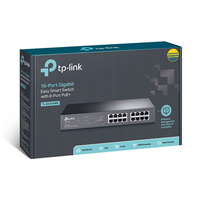 TP-LINK Switch TL-SG1016PE 16xGBit 19" (8x PoE+ / 110W)