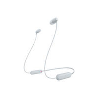 Sony WI-C100 Wireless In-Ear Headphones, White Sony Wireless In-Ear Headphones WI-C100 Wireless In-ear Microphone Noise canceling Wireless White