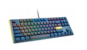 Klawiatura do gier Ducky One 3 Daybreak TKL, dioda LED RGB — MX-brązowy (USA)