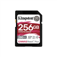 Kingston Canvas React Plus | 256 GB | SD | Flash memory class 10