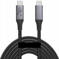 KABEL USB4 Thunderbolt 4 240W 40Gbps 120Hz PRZEWÓD USB C NYLON OPLOT 1,8M