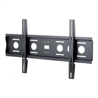 EDBAK Wall mount | Lateral adjustment of the screen once mounted on the wall plate | 50-86 " | Maximum weight (capacity) 80 kg | Black