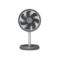 Duux Fan | Rize Flex | Stand Fan | Grey | Diameter 21 cm | Number of speeds 4 | Oscillation | 10 W | No