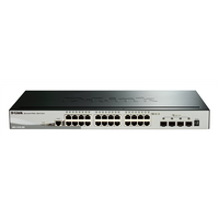 D-Link Switch DGS-1510-28X Web Management, Rack mountable, 1 Gbps (RJ-45) ports quantity 24, SFP+ ports quantity 4, Power supply type Single