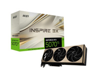 MSI GeForce RTX 5070 Ti 16G INSPIRE 3X OC PLUS | NVIDIA | 16 GB | GeForce RTX 5070 Ti | GDDR7 | HDMI ports quantity 1 | PCI Express Gen 5