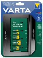 ŁADOWARKA VARTA LCD UNIVERSAL CHARGER+ 9V,R14,R20 (bez akumulatorów)