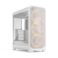 Fractal Design Meshify 3 RGB TG Clear PC-Gehäuse, Midi-Tower, E-ATX - weiß