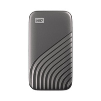 WD SSDEX USB3.2 My Passport SSD 500GB Space Gray Supports USB 3.2 Gen 2