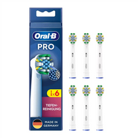 Oral-B Refill Pro Intensive Cleaning Replaceable toothbrush heads, 6 pcs, White