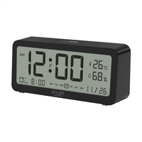 Adler Alarm Clock AD 1195b Black Alarm function