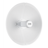 D-Link 20 km Long Range Wireless AC Bridges DAP-3712 802.11ac 867 Mbit/s 10/100/1000 Mbit/s Ethernet LAN (RJ-45) ports 1 Single-band Mesh Support No MU-MiMO No No mobile broadband Antenna type Dish PoE in