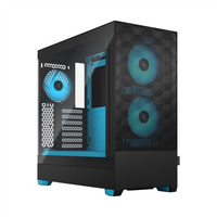 Fractal Design Pop Air RGB Side window Cyan Core TG Clear Tint ATX, mATX, Mini ITX Power supply included No