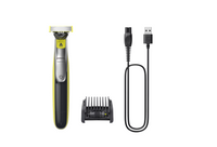 Philips Shaver | QP2734/23 OneBlade 360 | Operating time (max) 60 min | Wet & Dry | Lithium Ion | Green/Gray