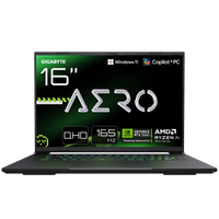 Gigabyte AERO X16 1VH-93EEC94AH | 16 " | IPS | QHD+ | 165 Hz | AMD Ryzen Al 7 | 350 | 16 GB | DDR5 | Solid-state drive capacity 1000 GB | NVIDIA GeForce RTX 5060 | GDDR7 | 8 GB | Windows 11 Home | 802.11ax | Bluetooth version 5.2 | Keyboard language US in