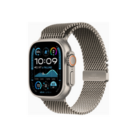 Apple Watch Ultra 2 GPS + Cellular 49mm Natural Titanium Case with Natural Titanium Milanese Loop - S