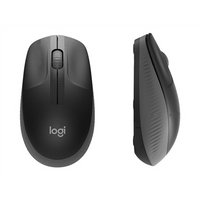 Logitech Mouse M190 Wireless FULL-SIZE black für mittelgroße bis große Hände