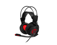 MSI DS502 Gaming Headset, Wired, Black/Red | MSI | DS502 | Wired | Gaming Headset | N/A