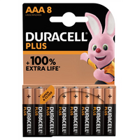 Duracell Plus MN2400 AAA Alkaline 8 pc(s)
