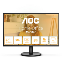AOC 27B3HMA2 | 27 " | VA | FHD | 16:9 | 100 Hz | 4 ms | 1920 x 1080 pixels | 250 cd/m² | HDMI ports quantity 1