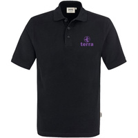 TERRA Herren Polo-Shirt, schwarz - L
