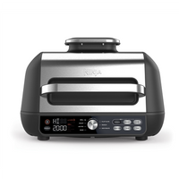 NINJA | Foodi MAX Pro Health Grill, Flat Plate and Air Fryer | AG651EU | Capacity 3.8 L | Black