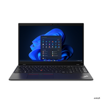 Lenovo ThinkPad L15 (Gen 3) Black, 15.6 ", IPS, FHD, 1920x1080, Anti-glare, AMD Ryzen 5 PRO, 5675U, 8 GB,  SO-DIMM DDR4-3200, SSD 256 GB, AMD Radeon Graphics, No Optical drive, Windows 11 Pro, 802.11ax, Bluetooth version 5.2, LTE Upgradable, Keyboard lang