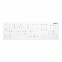 CHERRY Keyboard AK-C8112 Medical corded sealed [DE] white IP68 +++ kabelgebunden, vollversiegelt, IP68