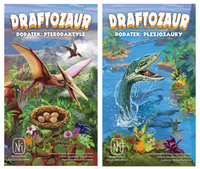 GRA DRAFTOZAUR - 2 DODATKI PTERODAKTYLE oraz PLEZJOZAURY
